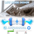 Jouet interactif de chat électrique avec plumes et cloches